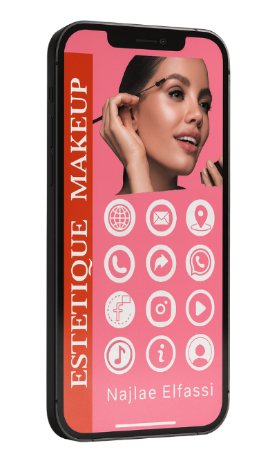 Beauty Makeup Card Design